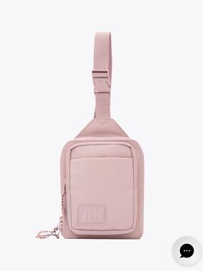 BEIS Blush Pink Compact Crossbody Sling